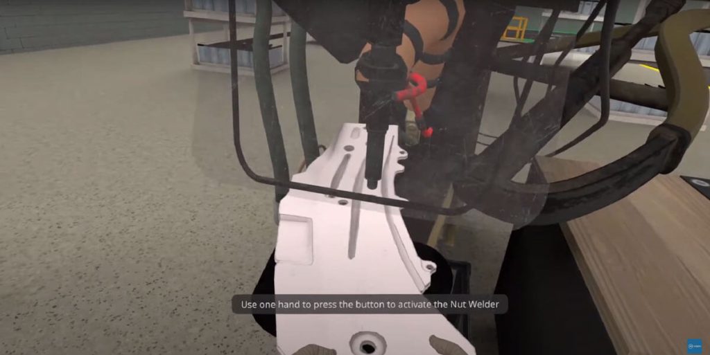 vr pinchpoint manufacturing training