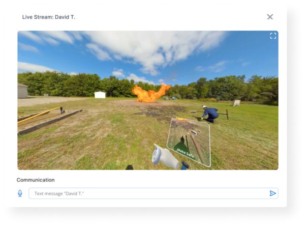 360 video feed